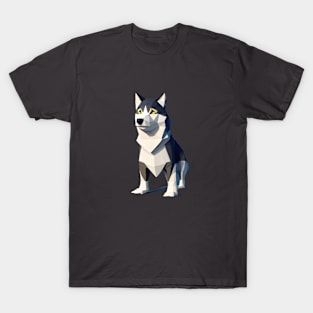 Guarding Husky T-Shirt